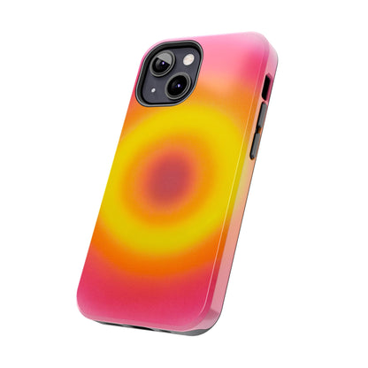 "pink lemonade aura" airbrush iPhone case