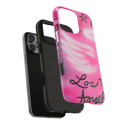"pink angel wings" airbrush iPhone case