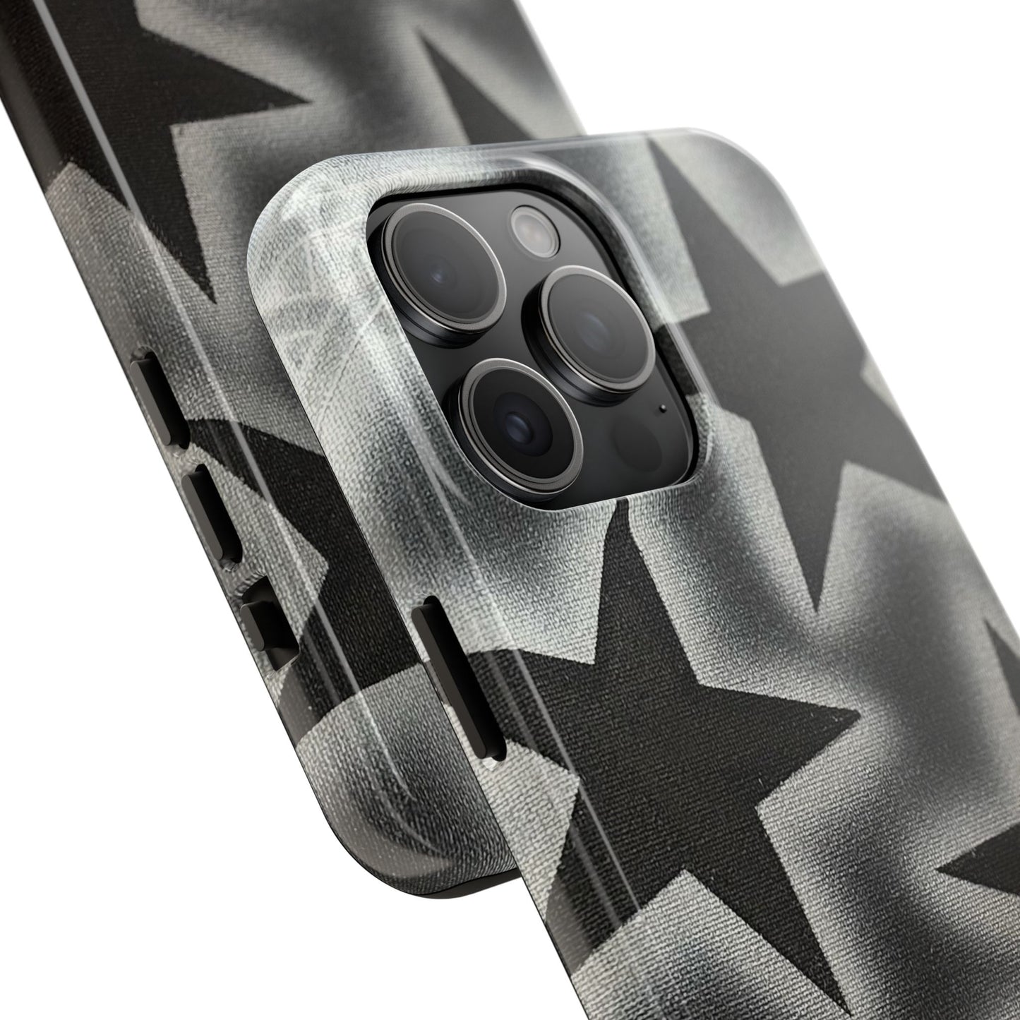 "chrome stars" airbrush iPhone case