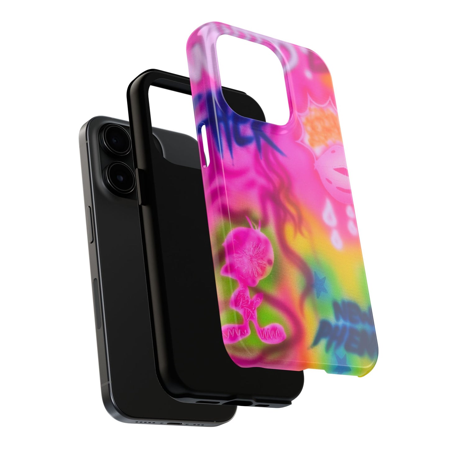 "wanted" airbrush iPhone case