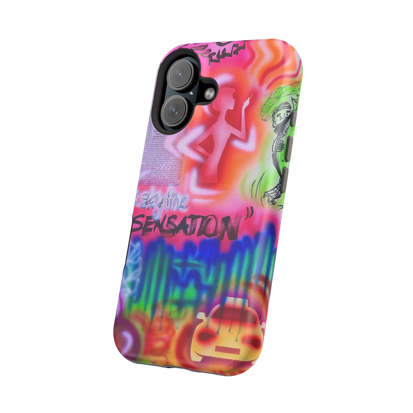 MagSafe "skyline sensation" airbrush iPhone case