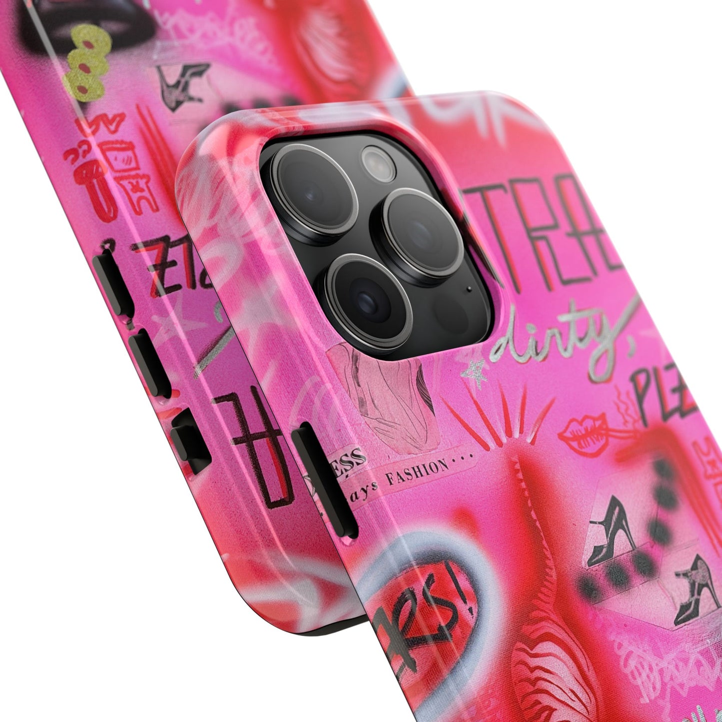 "extra dirty, plz!" airbrush iPhone case