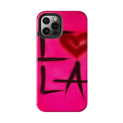 "I <3 LA" airbrush iPhone case