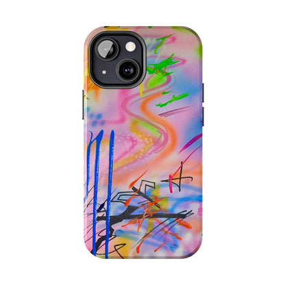 "neon haze" airbrush iPhone case
