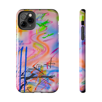 "neon haze" airbrush iPhone case