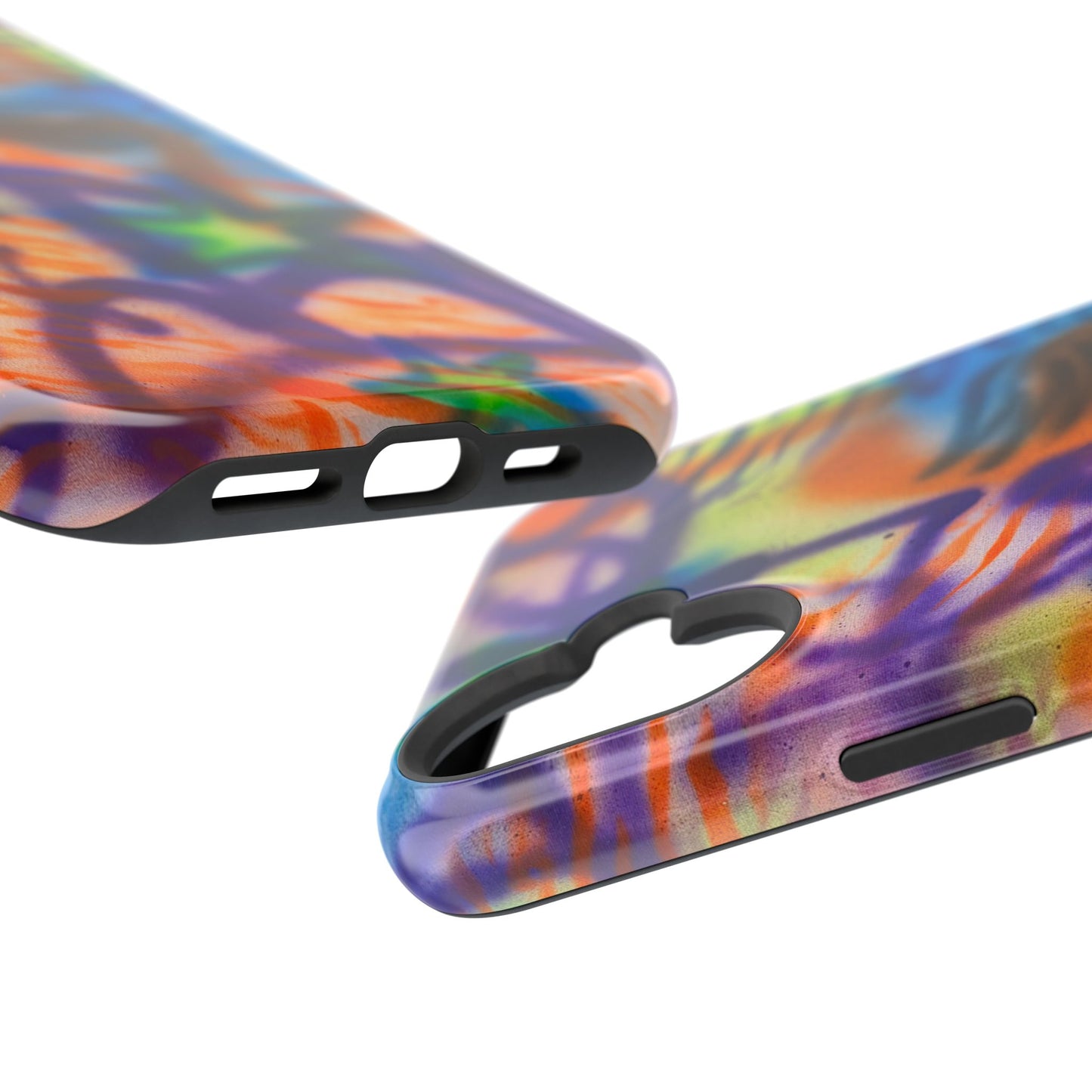 MagSafe "streetwear angel" airbrush iPhone case