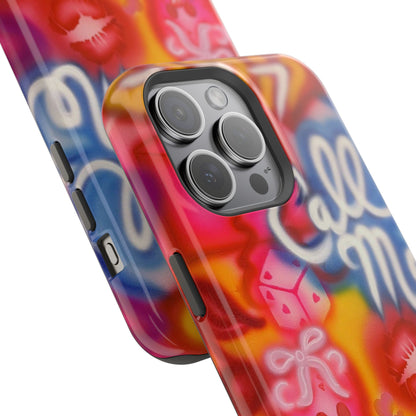 MagSafe "CALL ME!" airbrush iPhone case