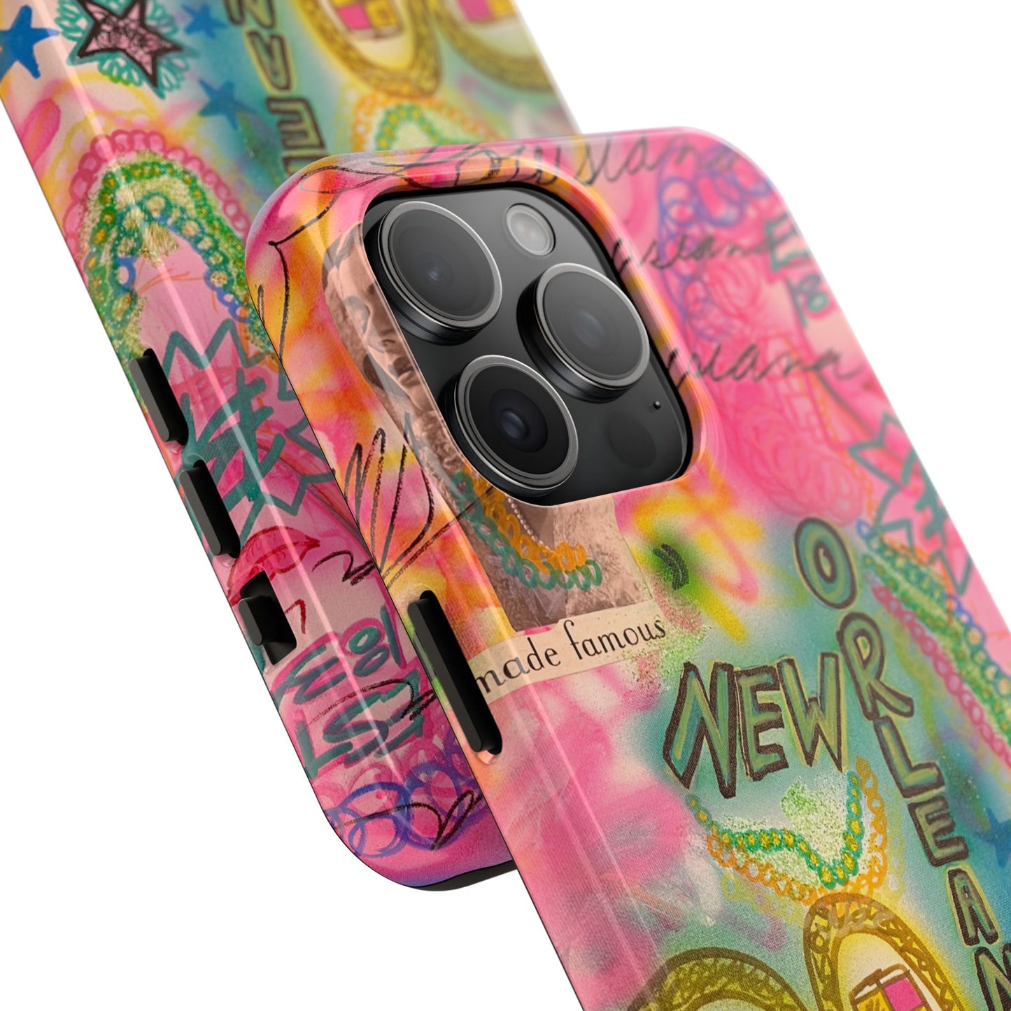 "new orleans, la" airbrush iPhone case
