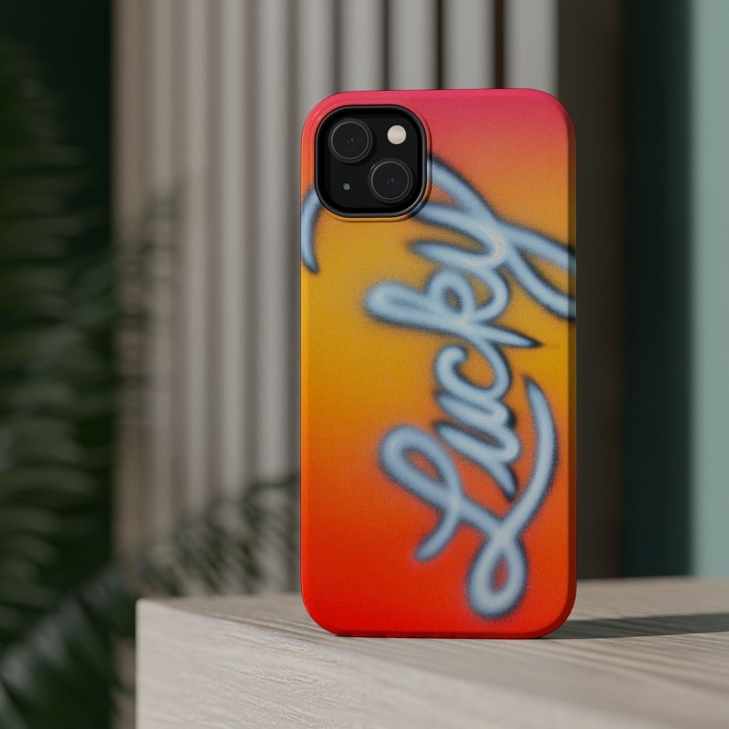 MagSafe "lucky" airbrush iPhone case