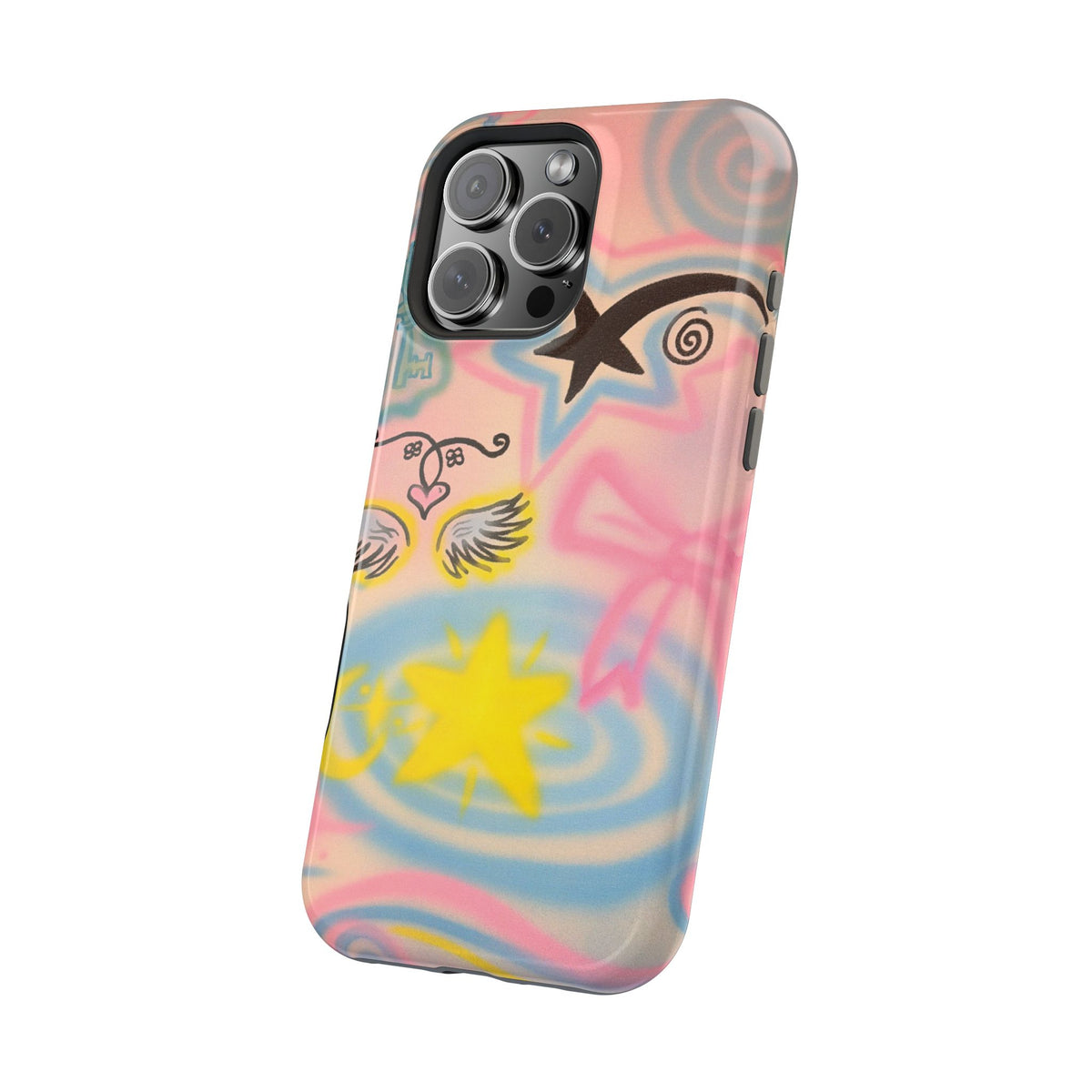 MagSafe "star energy" airbrush iPhone case