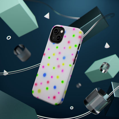 MagSafe "birthday cake polka dot" airbrush iPhone case