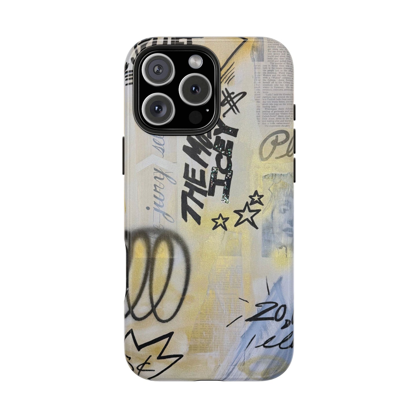 "golden glacier" airbrush iPhone case