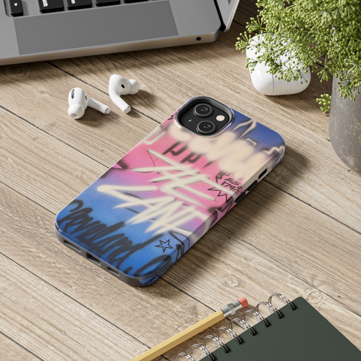 "cleveland" airbrush iPhone case