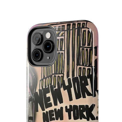 "new york, new york!" airbrush iPhone case
