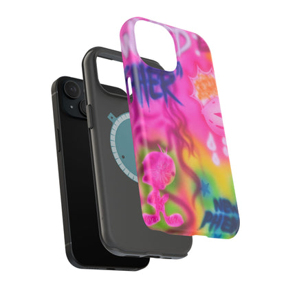 MagSafe "wanted" airbrush iPhone case