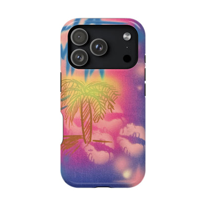 MagSafe "glowy night" airbrush iPhone case