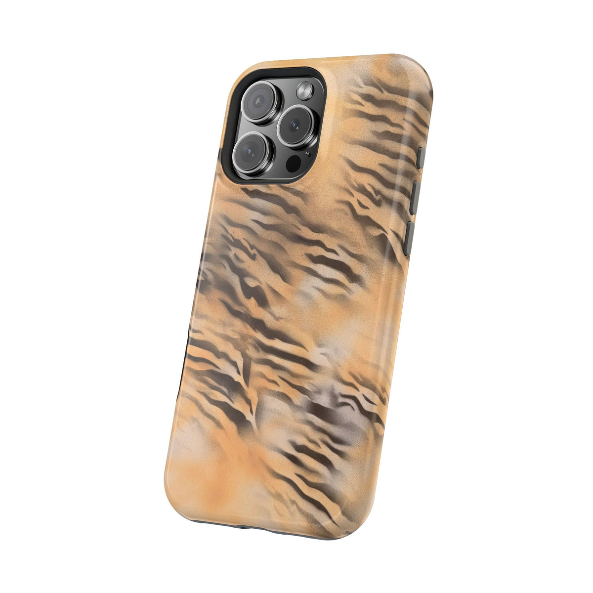 MagSafe "neutral tiger" airbrush iPhone case