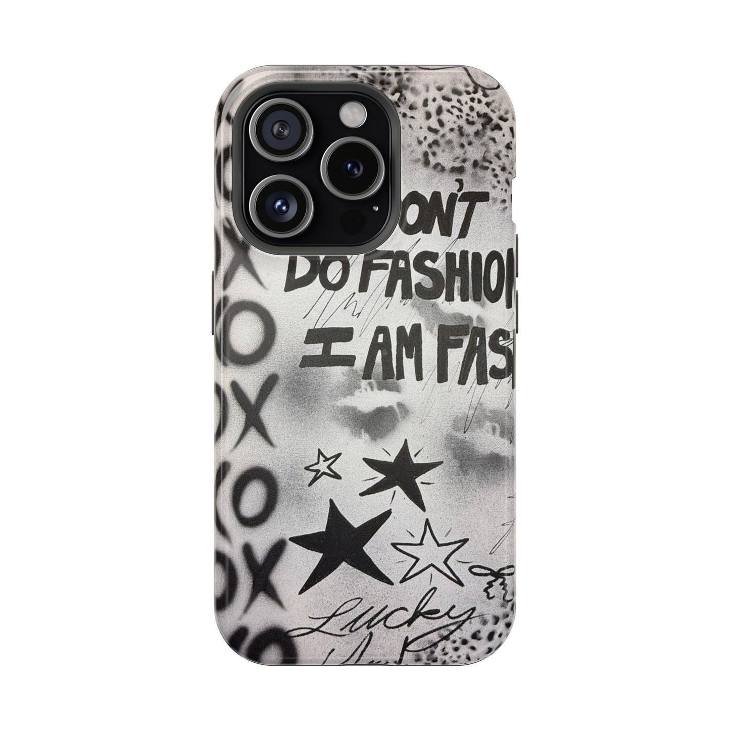 MagSafe "i am fashion" airbrush iPhone case