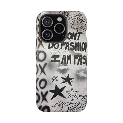 MagSafe "i am fashion" airbrush iPhone case