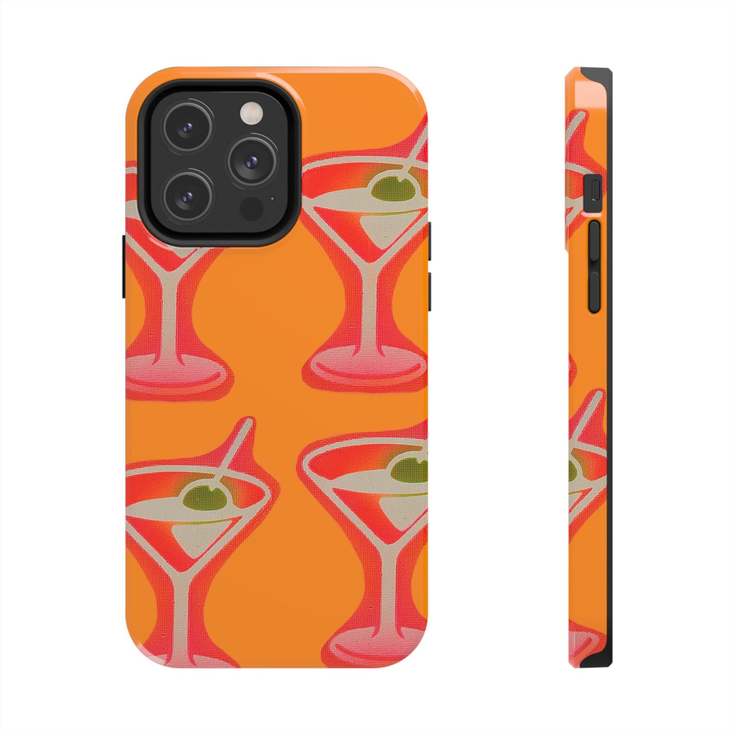 "shaken, not stirred” airbrush iPhone case