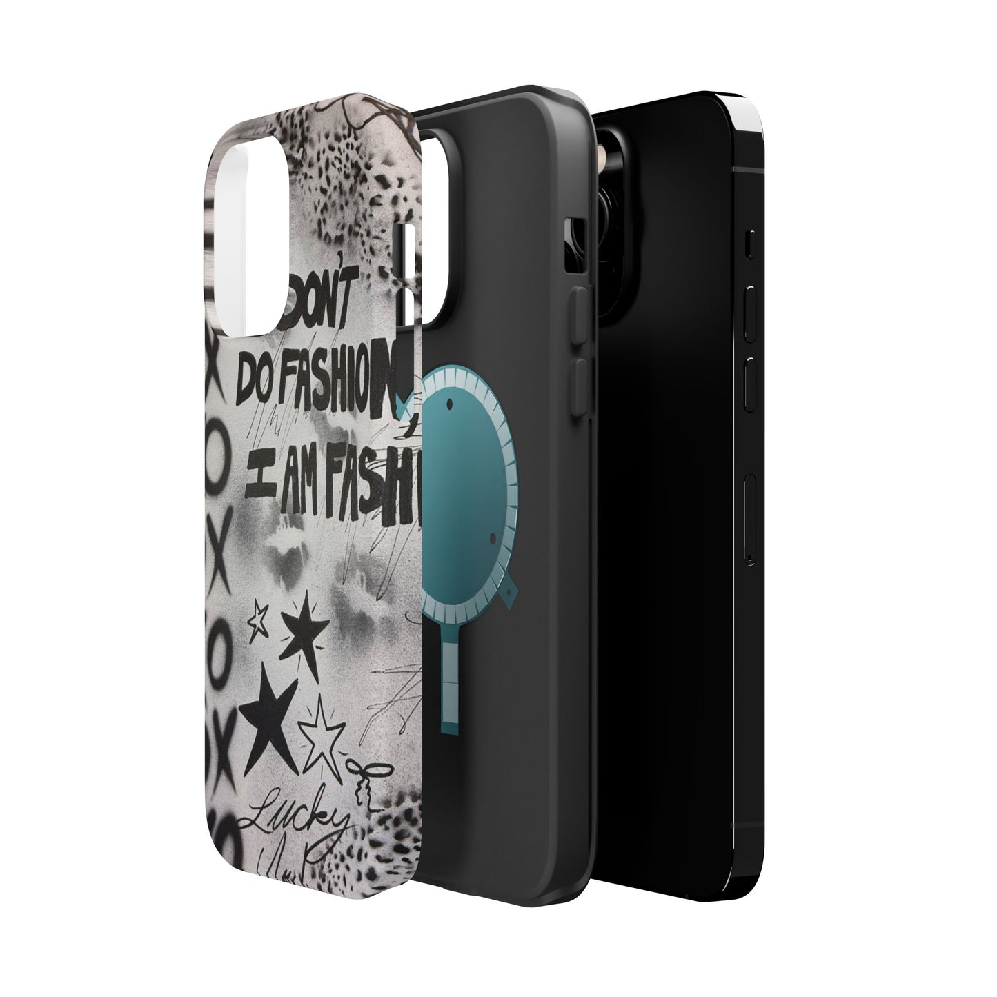 MagSafe "i am fashion" airbrush iPhone case