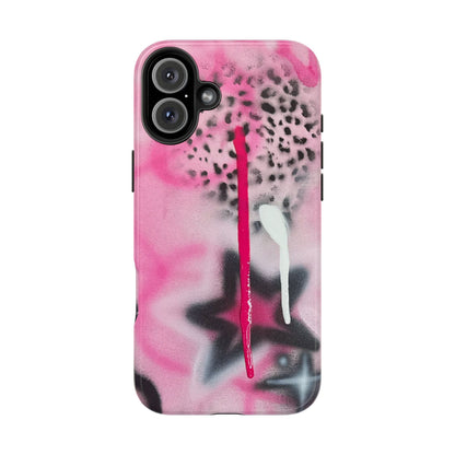 "pink cheetah" airbrush iPhone case