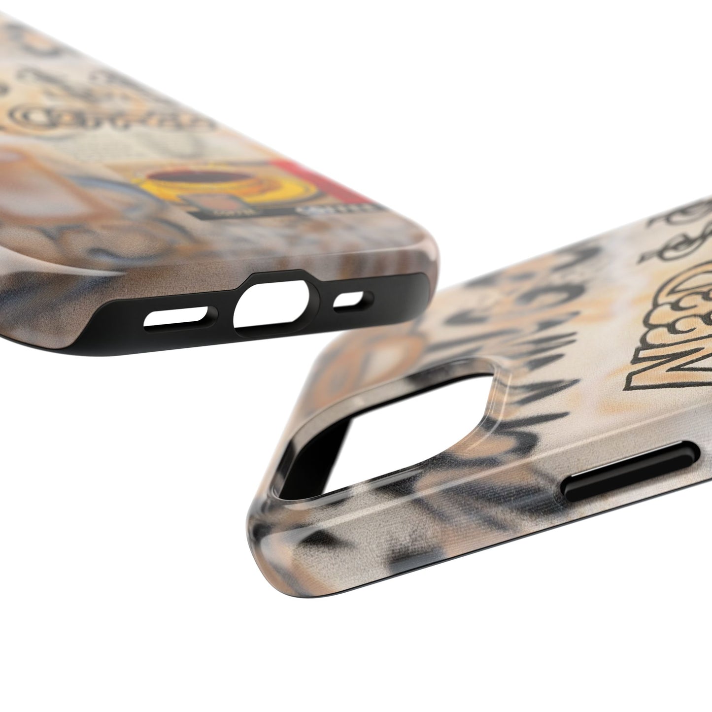 "need $$ for coffee" airbrush iPhone case