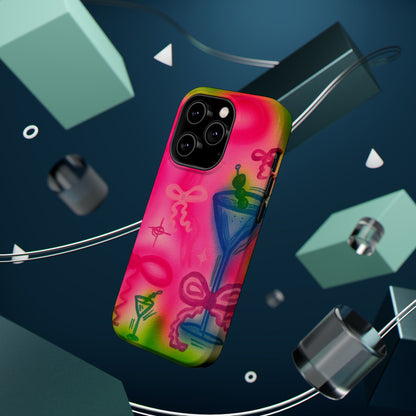 MagSafe „Bow Martini“ Airbrush-iPhone-Hülle