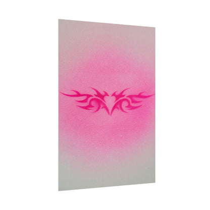 "trampstamp" airbrush rolled print