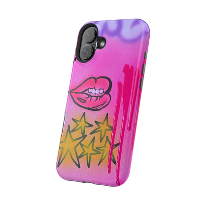 MagSafe "star drip" airbrush iPhone case