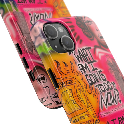 "out of luck" airbrush iPhone case