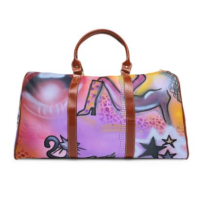 x @mayacain airbrush waterproof travel bag