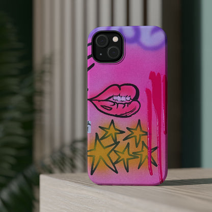 MagSafe "star drip" airbrush iPhone case