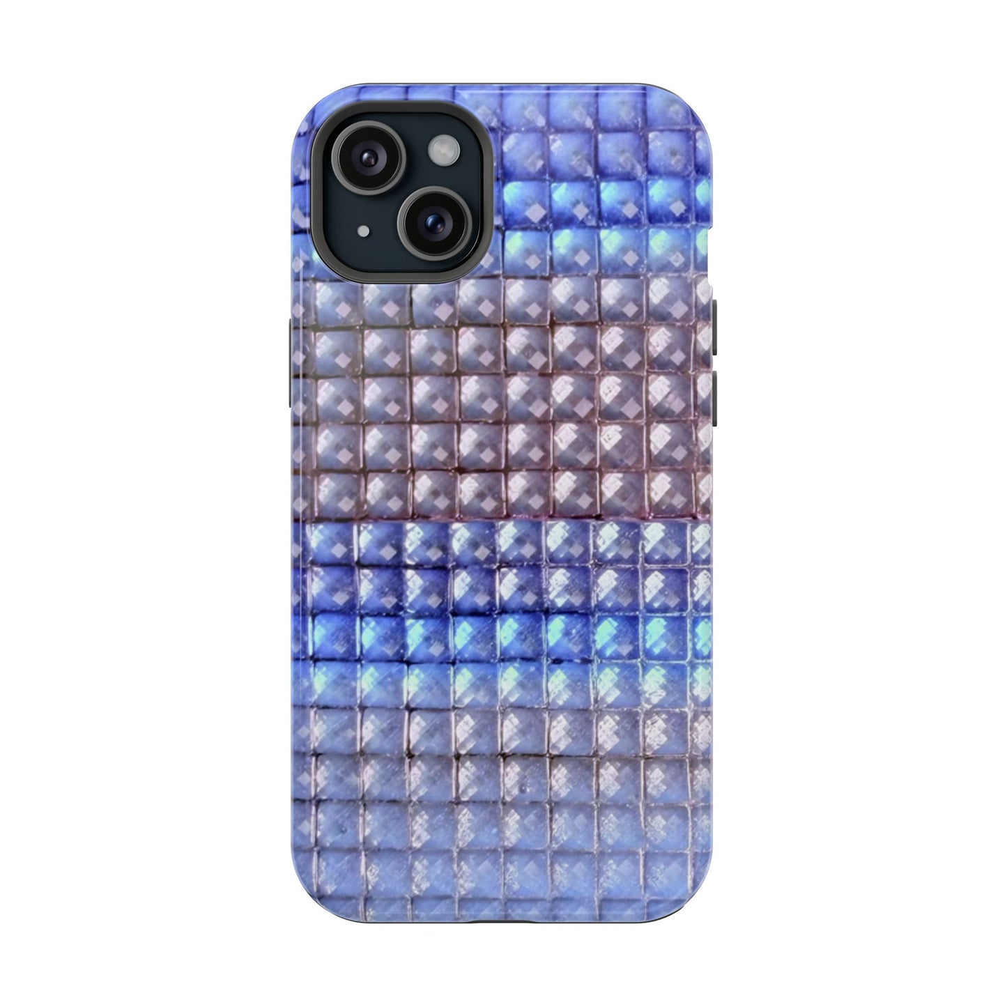 MagSafe "blue studs" airbrush iPhone case