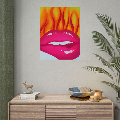 "flaming lips" airbrush rolled print