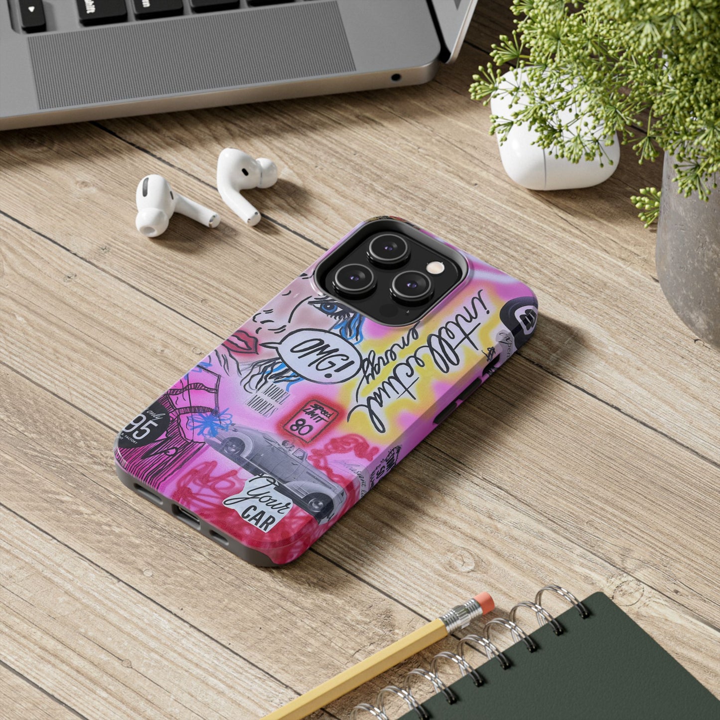 "intellectual energy" airbrush iPhone case
