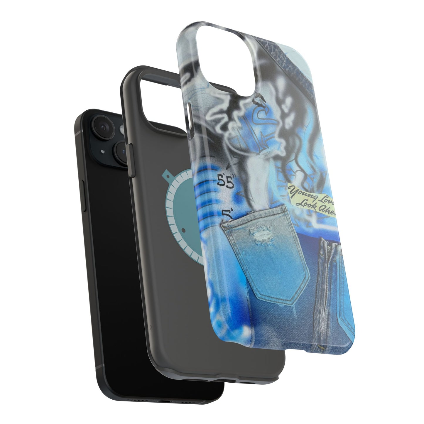 MagSafe "young lovers" airbrush iPhone case
