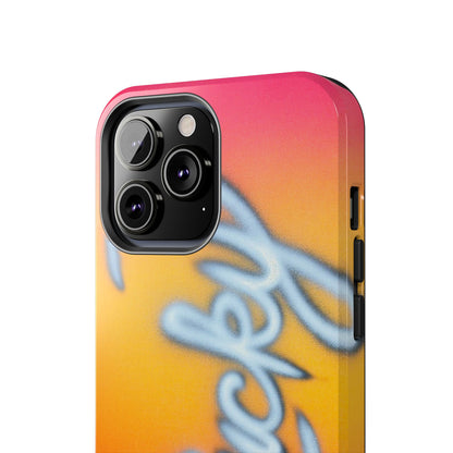 "lucky" airbrush iPhone case