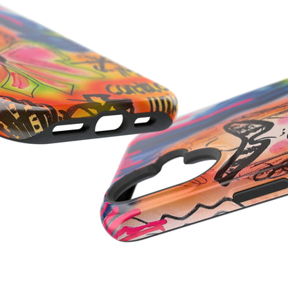 MagSafe „Kontakt unbekannt“ Airbrush iPhone Hülle