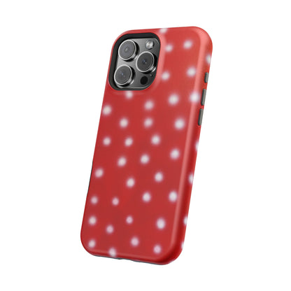 MagSafe "cherry crush polka dot" airbrush iPhone case