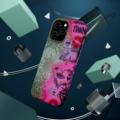 MagSafe "glitter gloss" airbrush iPhone case
