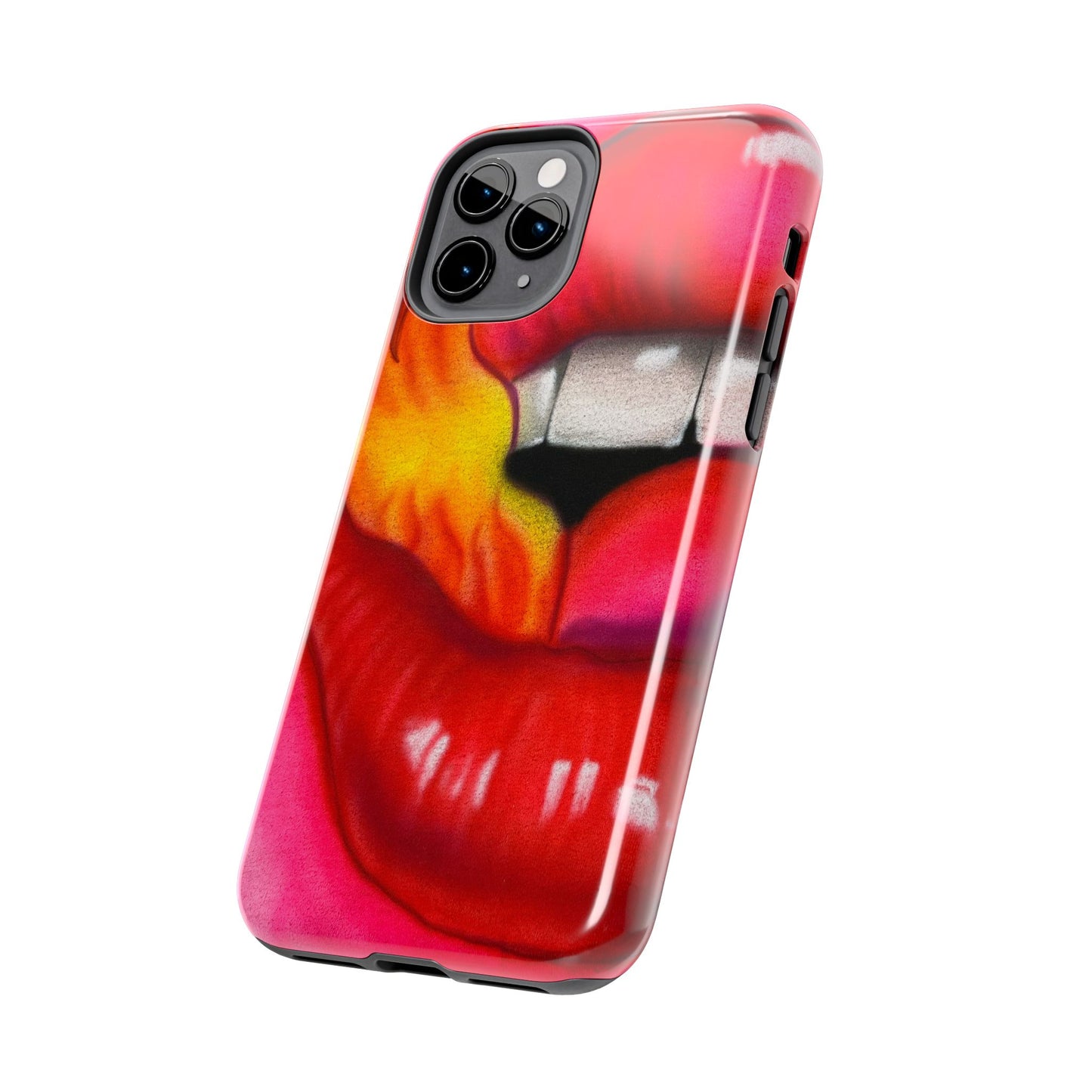 "flaming lips pt. 2" airbrush iPhone case