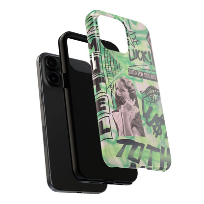 "lust over luck" airbrush iPhone case