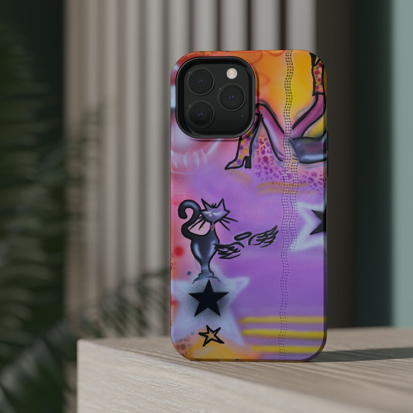 MagSafe @mayacain airbrush iPhone case