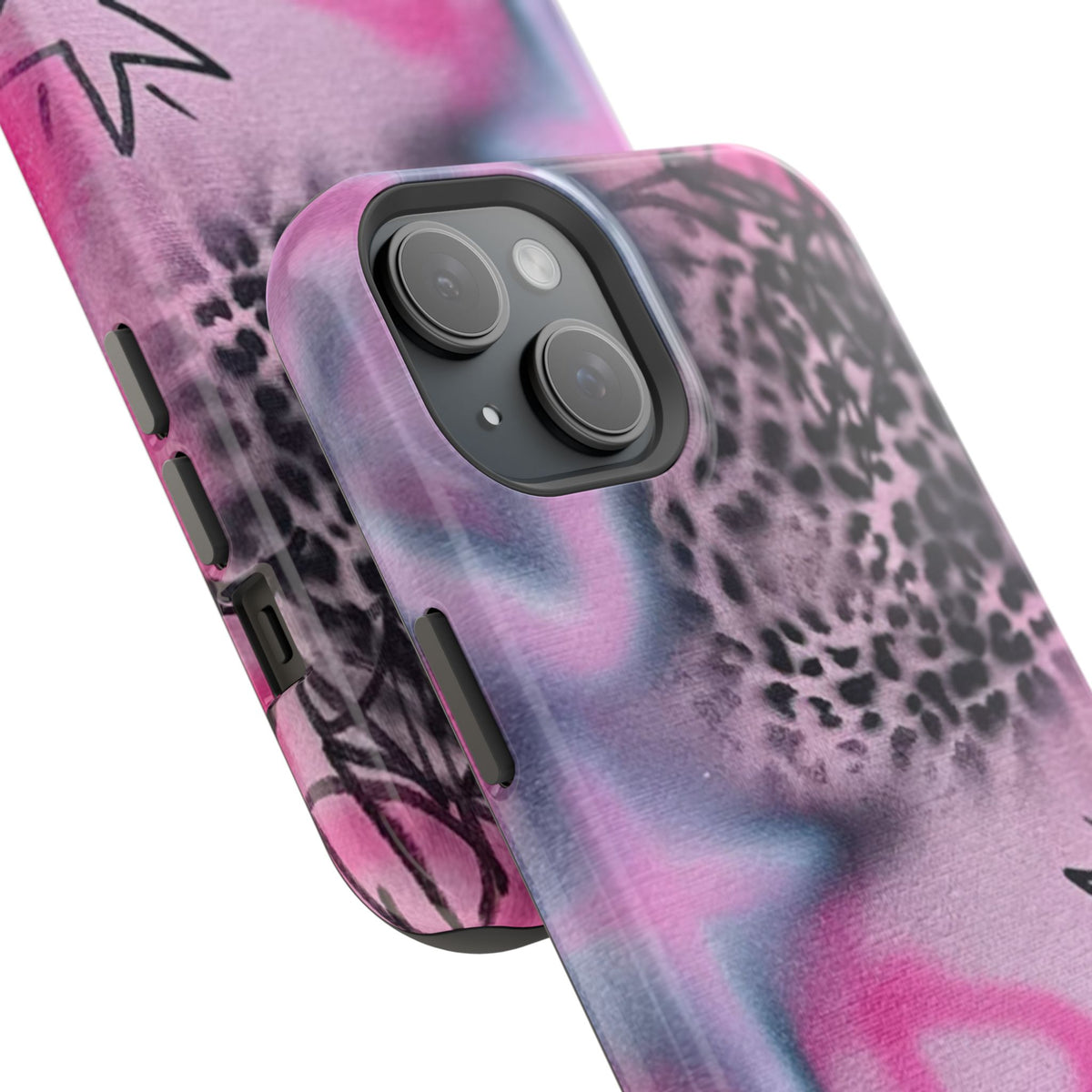 MagSafe "onyx cheetah" Airbrush iPhone Hülle