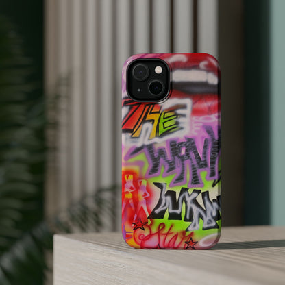 MagSafe "wynwood gold" airbrush iPhone case