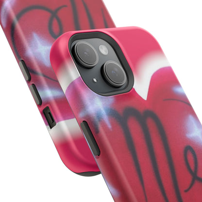 MagSafe "i <3 me" Airbrush iPhone Hülle
