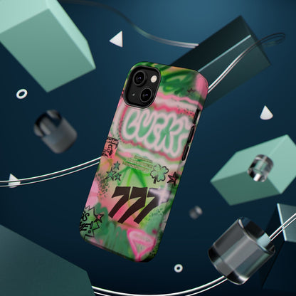 MagSafe "so lucky" airbrush iPhone case