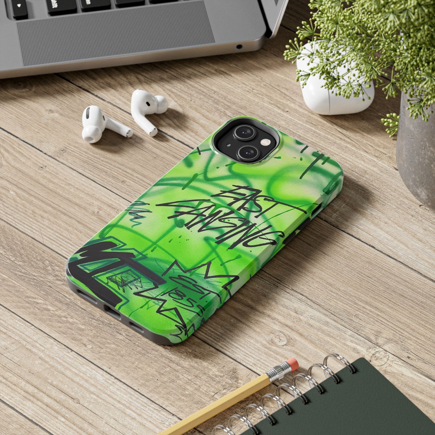 "east lansing, mi" airbrush iPhone case