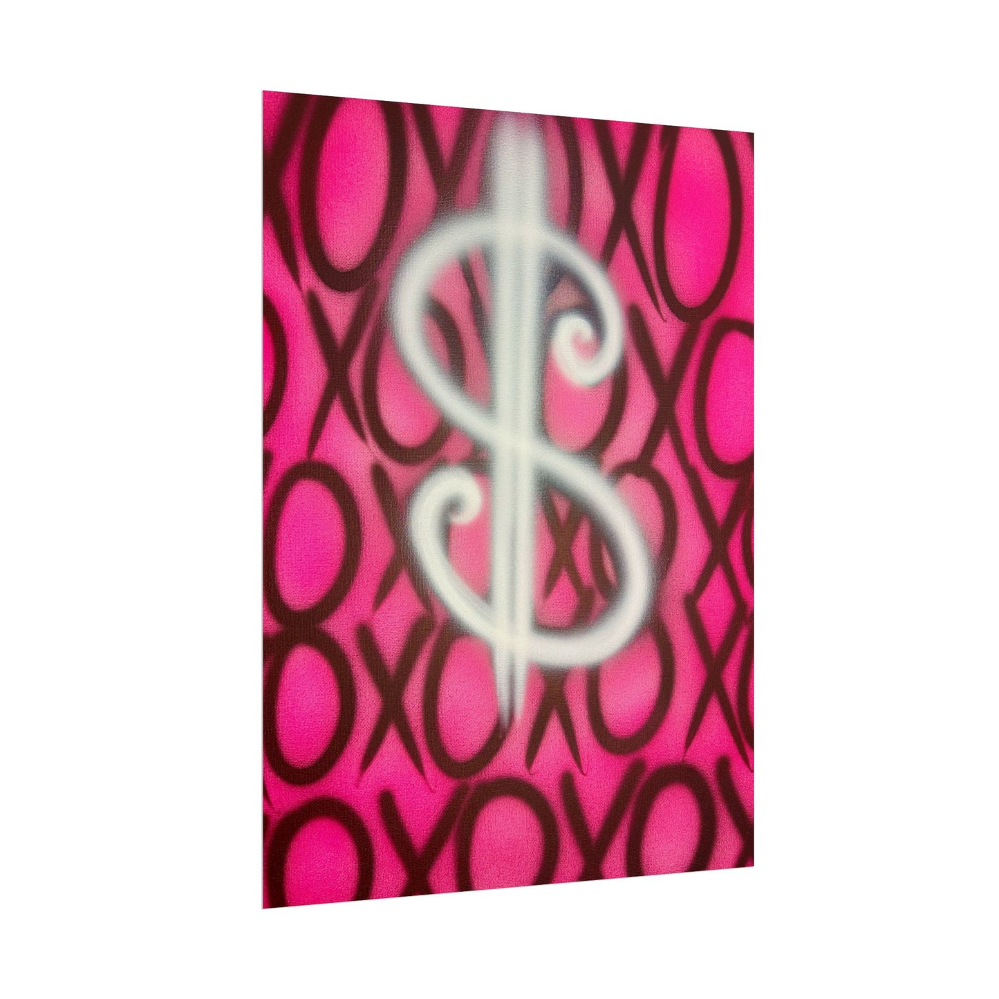 "money dream$" airbrush rolled print